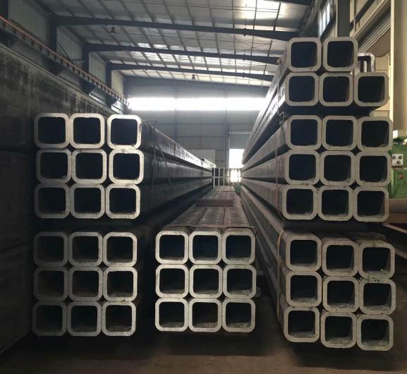 宁波无缝方管车间库存